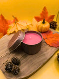 Bougie au parfum fruit rouge